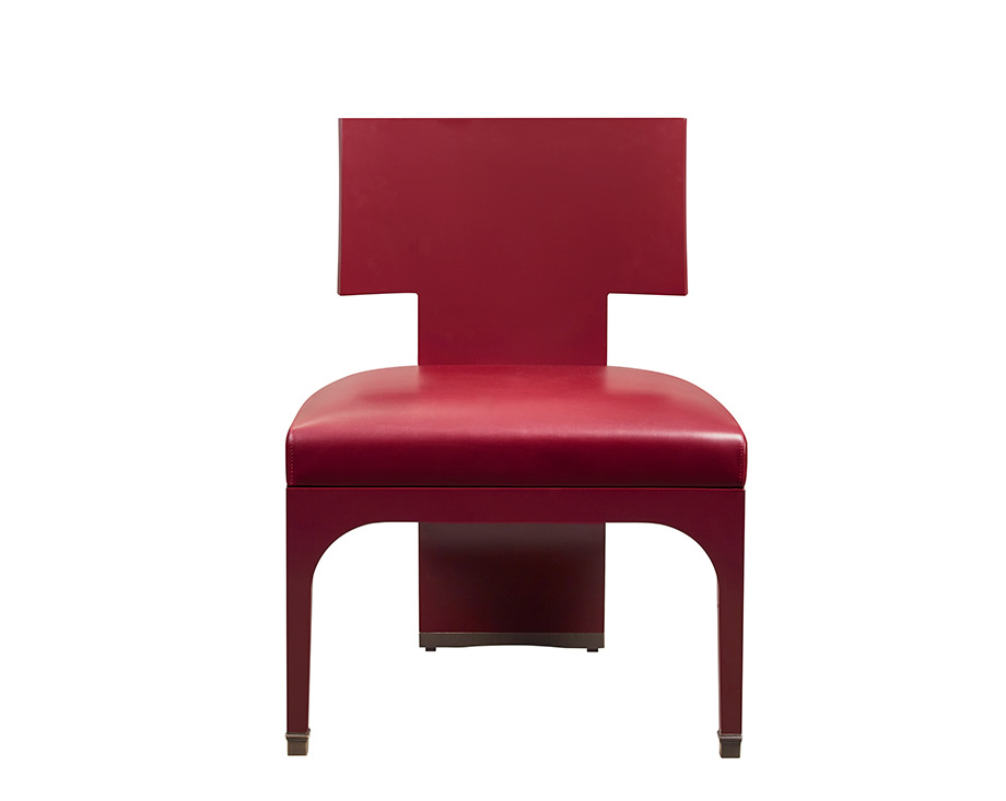 Bramham chair that belongs to The London Collection, which is the result of the collaboration with David Collins Studio, presented in 2016 | Promemoria