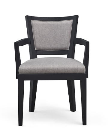 Caffè是一款木质餐椅，草编椅背，织物或皮革座面，请参见Promemoria产品目录|Promemoria