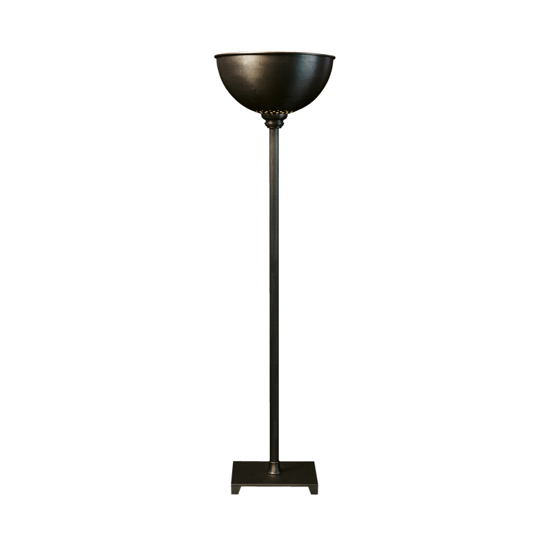 Charlotte is a floor LED lamp in bronze with methacrylate diffuser, from Promemoria's catalogue | Promemoria