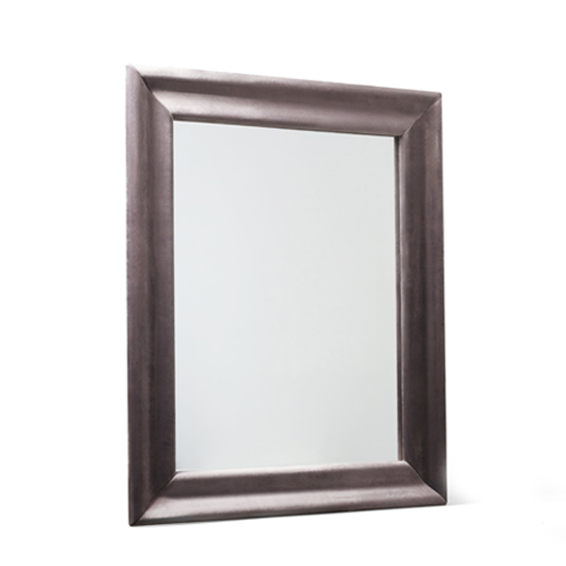 Michele is a large mirror with a wooden frame from the Promemoria's catalogue | Promemoria