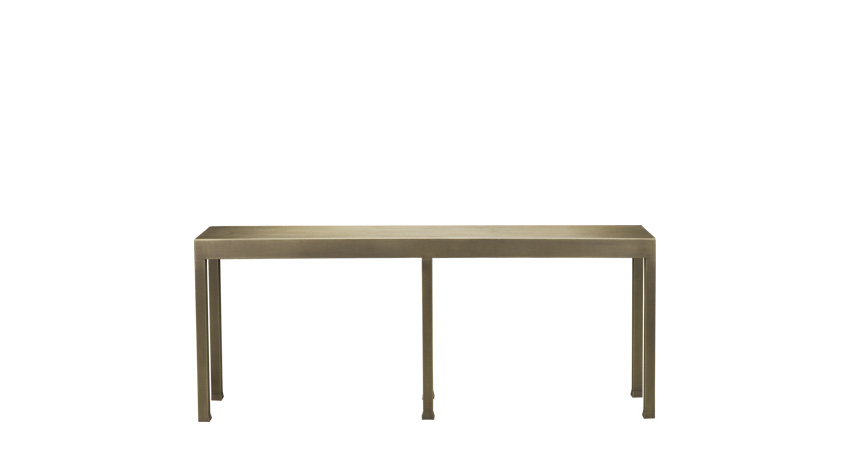 Gong is a bronze console from Promemoria's catalogue | Promemoria