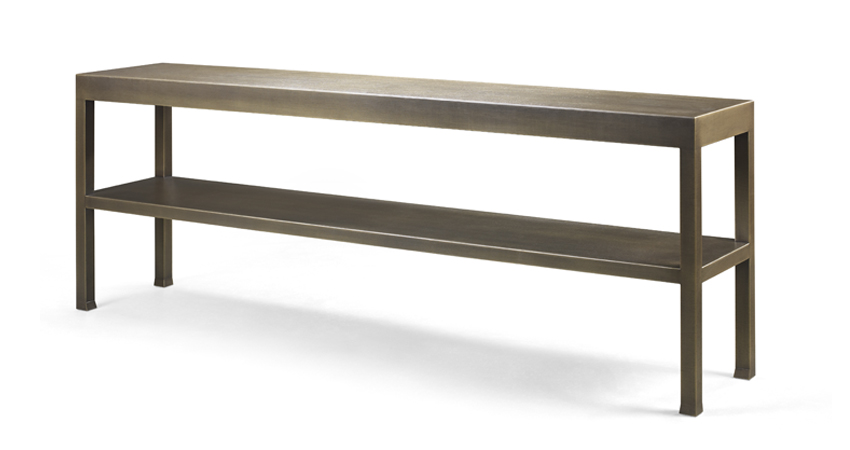 Gong is a bronze console from Promemoria's catalogue | Promemoria