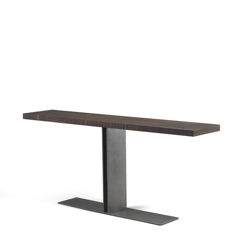 Manfred青铜边桌配有内嵌实木桌面，属于Promemoria Fairy Tales系列 | Promemoria