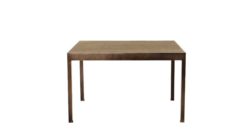 Gong is a bronze dining table, from Promemoria's catalogue | Promemoria