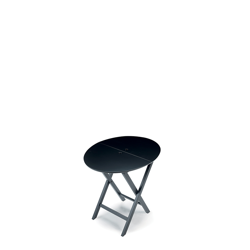Battista is a wooden folding service table that can be covered in leather, from Promemoria's catalogue | Promemoria