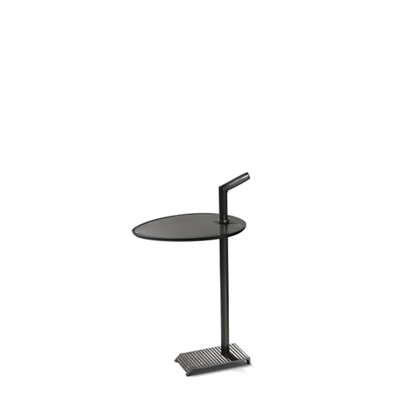Bip Bip is a bronze small table with bronze, leather or galuchat, from Promemoria's catalogue | Promemoria