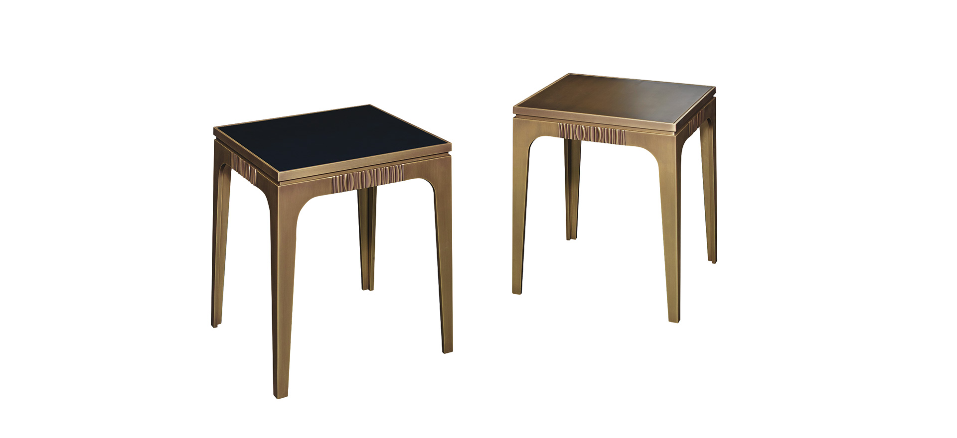 Lowndes is a bronze small table with bronze details, from Promemoria's The Londong Collection | Promemoria