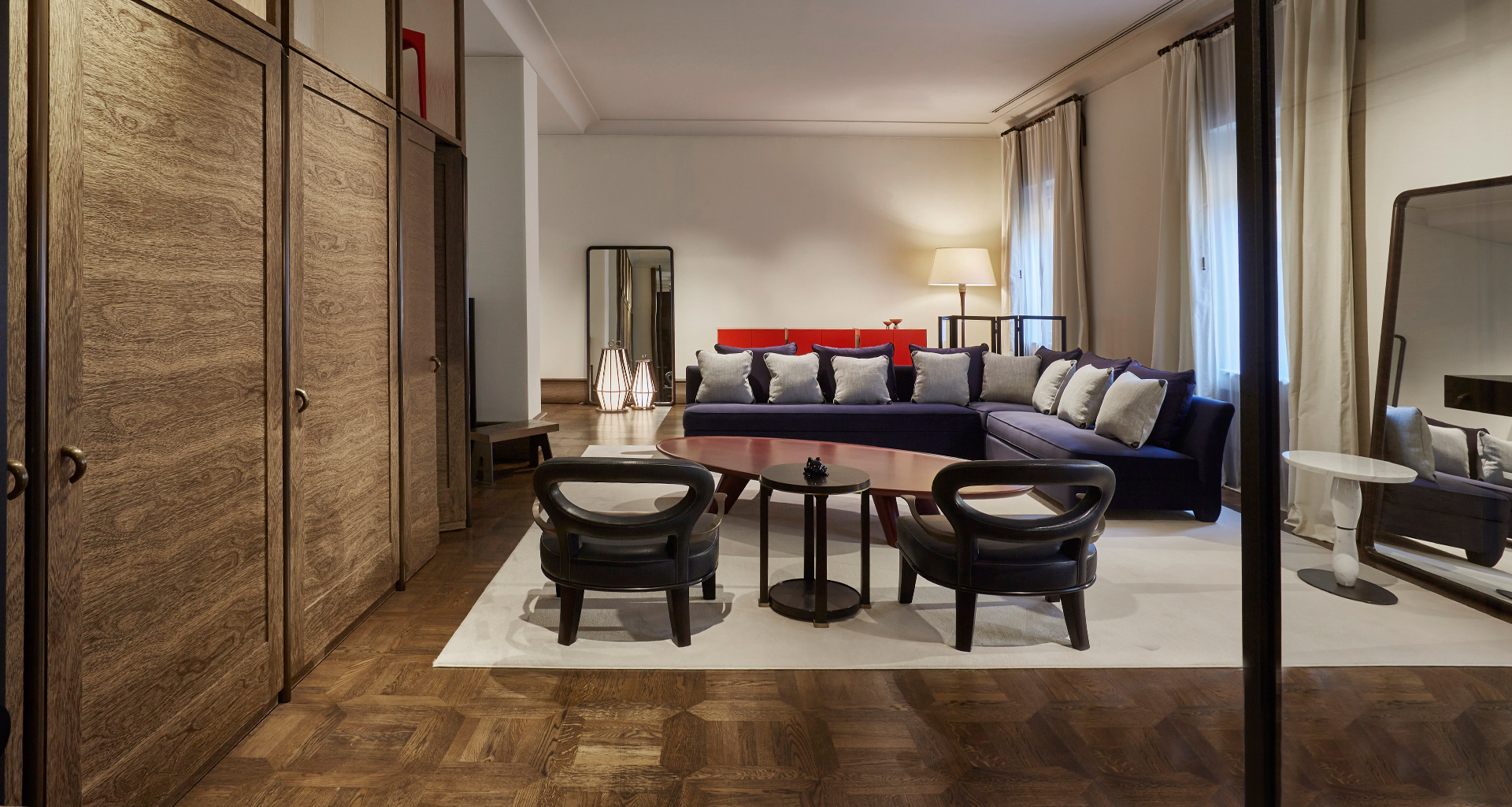 Living room Promemoria's single-brand showroom in Milan fashion district | Promemoria